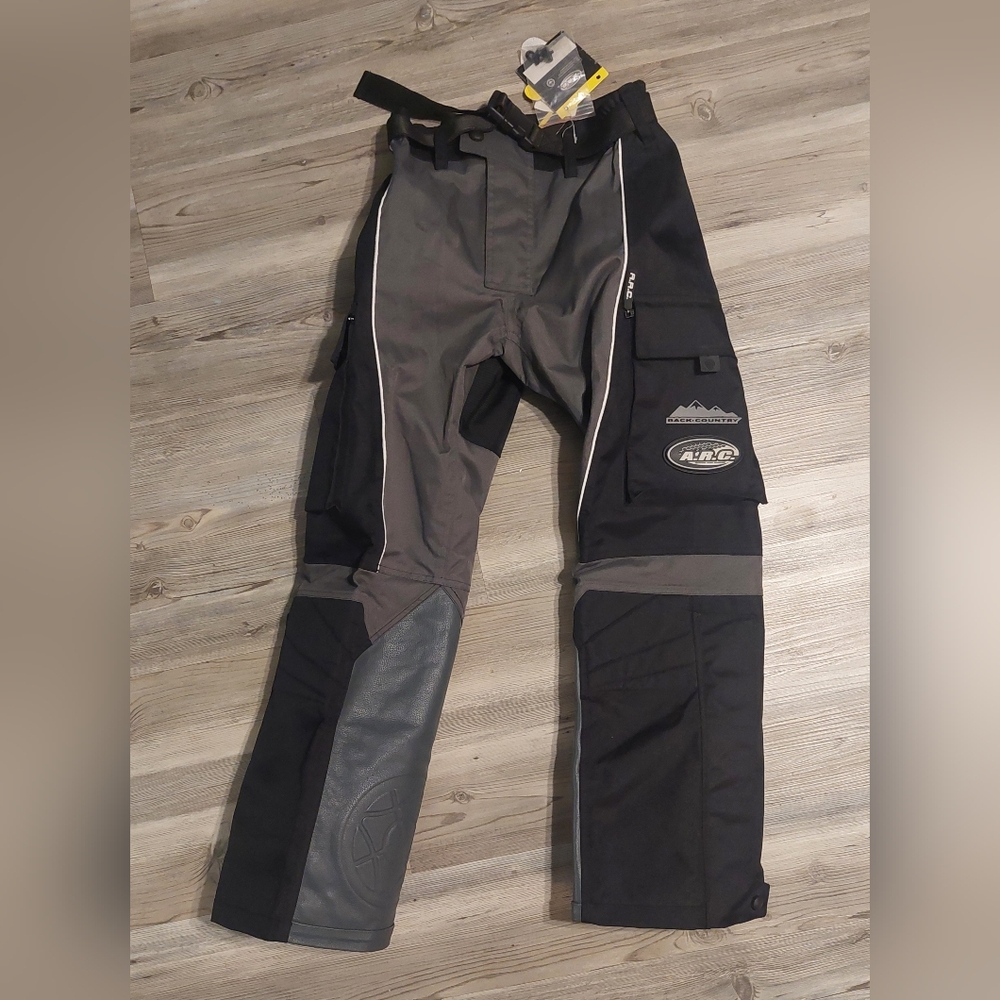 Men's Black and Gray Motocross